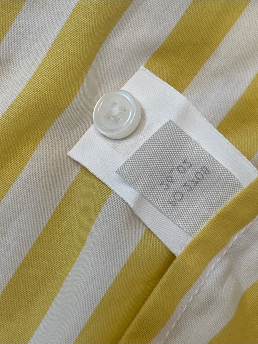 Lake Pajamas Yellow and White Striped Cotton PJ Set - "mama" Embroidered - Picture 8 of 9